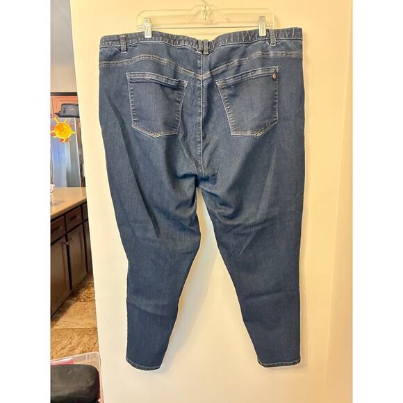 Democracy Ab Technology Skinny Ankle Jeans Dark Wash Size 22W - Picture 2 of 6